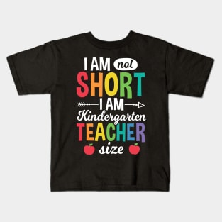 Funny Kindergarten Teacher Size Back To School Gift Kids T-Shirt